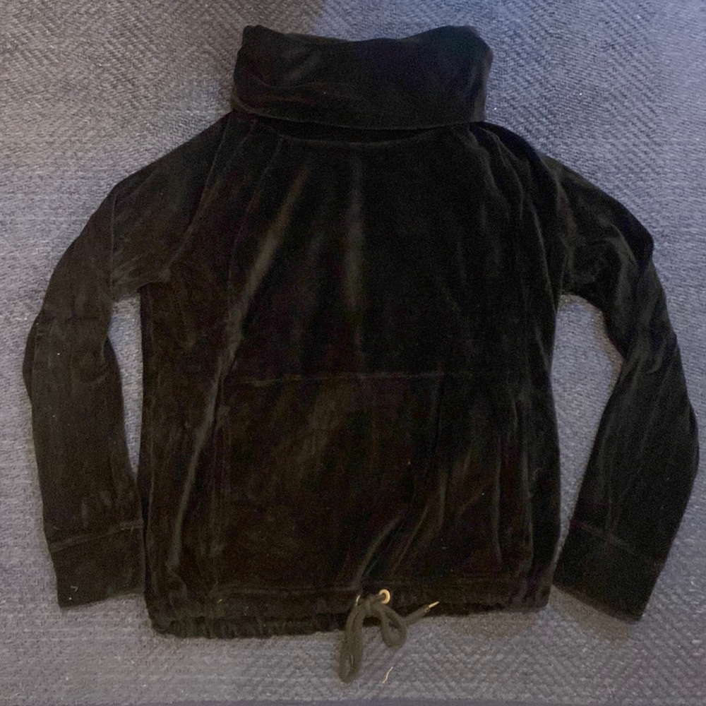 Athleta Velour Turtleneck Sweatshirt